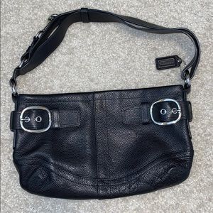 Coach Black Canvas Handbag